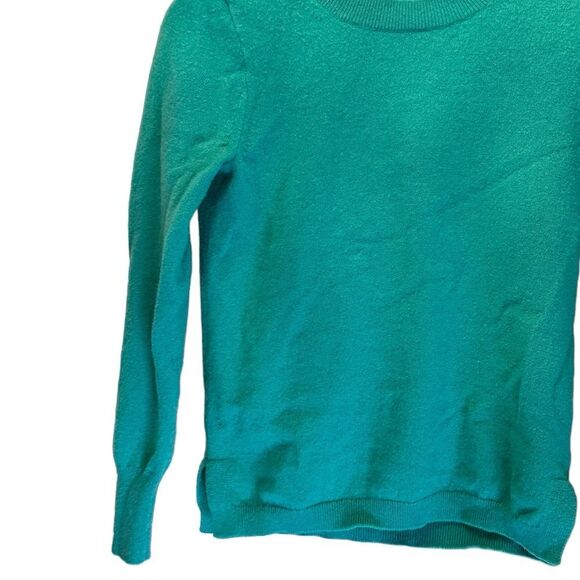 J. Crew Green Cashmere Sweater. Size Small. - Picture 5 of 14